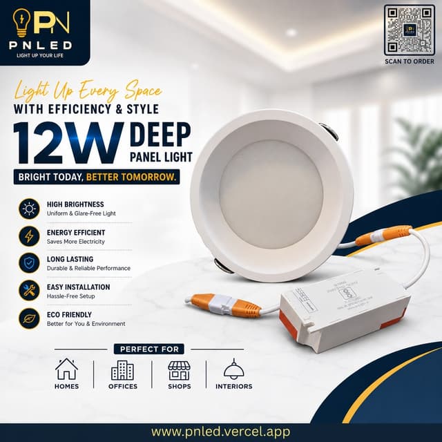 LED Panel Light 12W